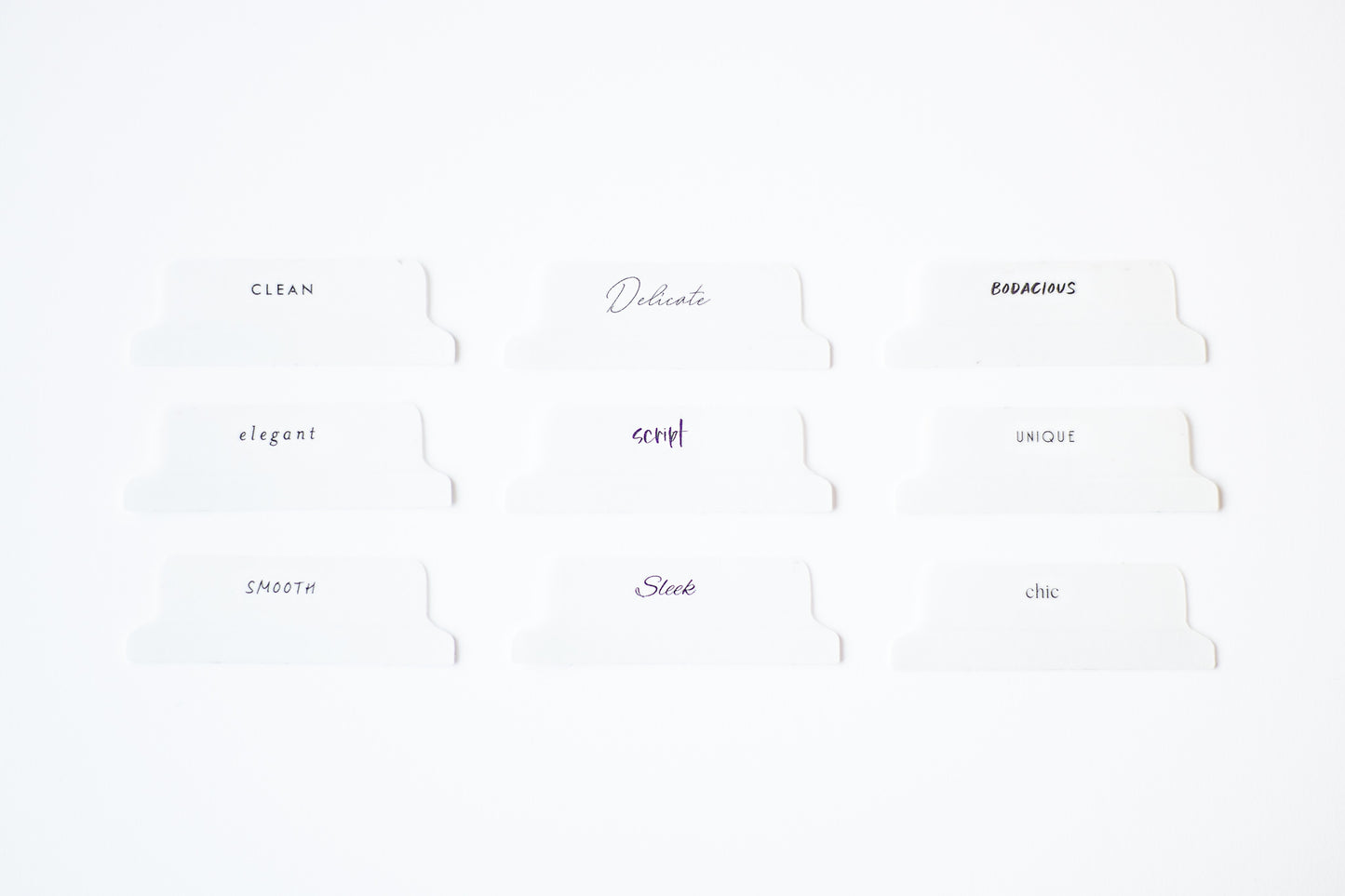 Minimalist Basic Planner Tabs