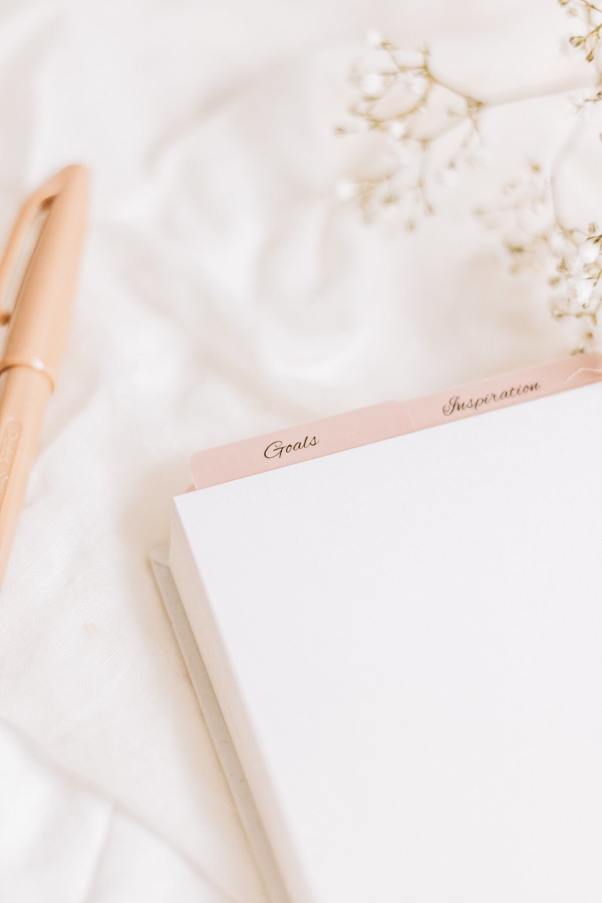 Minimalist 'Wellbeing' Planner Tab Set | Vellum | Beautiful, Simple, Cute Divider Tab Stickers | Translucent Planner Set | Adhesive