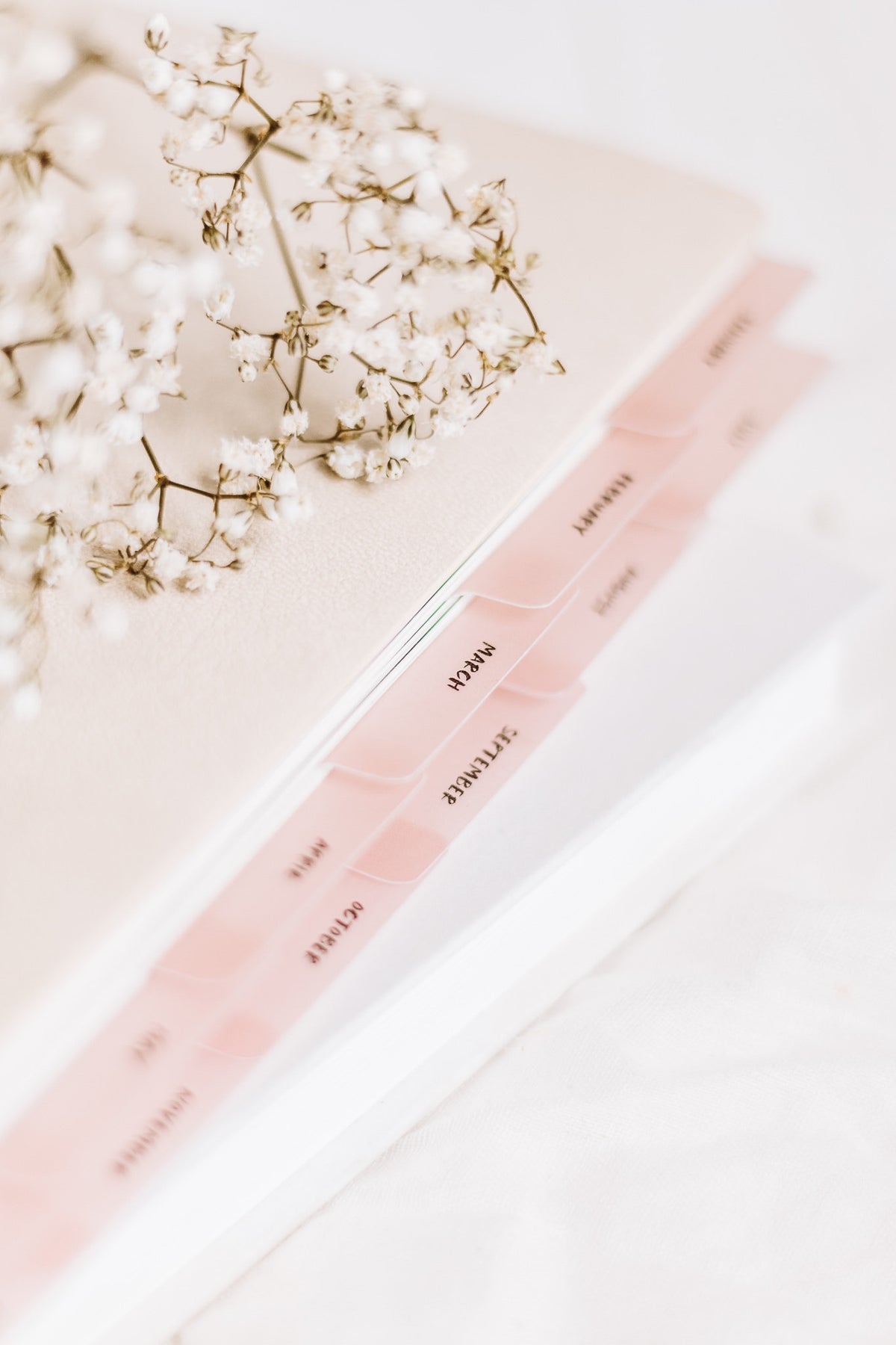 Additional/Bespoke Vellum Tabs | Message Us Before Purchase | Choose Any Wording, Colour & Font