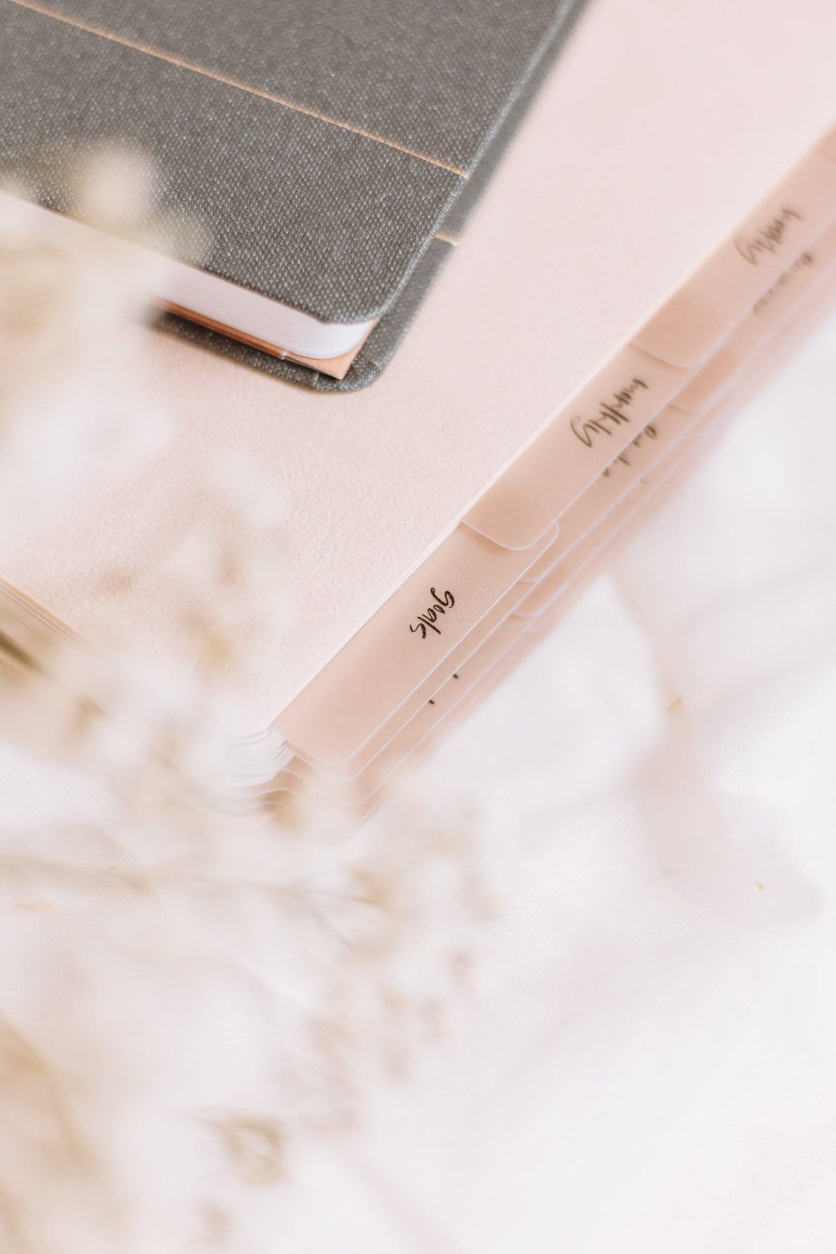 Minimalist Complete Planner Tab Set | Vellum | Beautiful, Simple, Cute Divider Tab Stickers | Translucent Planner Set | Adhesive