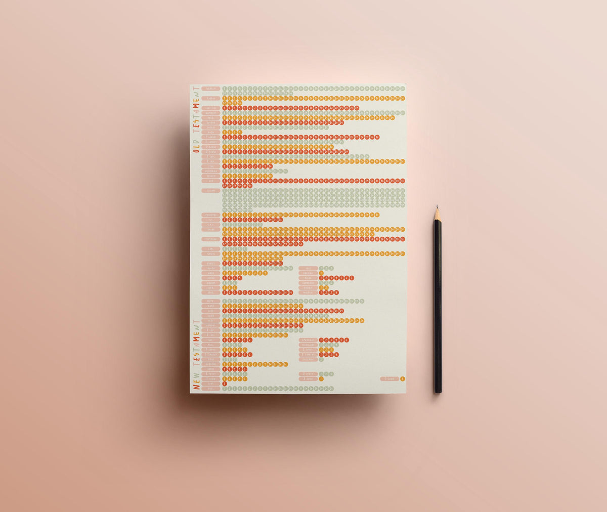 Bible Chapter Ticklist | Printable Reading Plan | Checklist | Bible Tracker | Bible in a Year Log | Study Planner | Devotional Tool