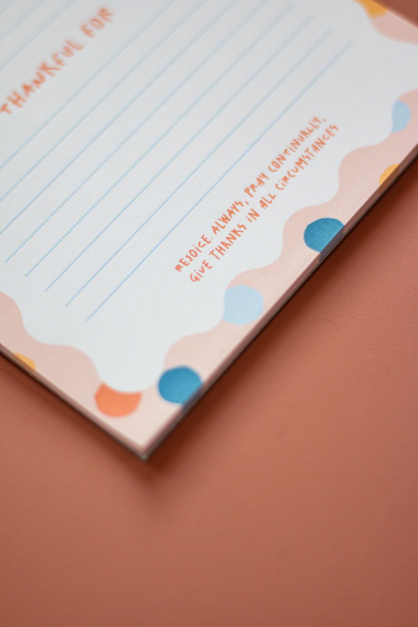 Prayer Notepad | Faith Deskpad For Prayers And Thankfulness | Tear-Off Planner | Fun Easy Prayer Tracker For Daily Intentional Quiet Time