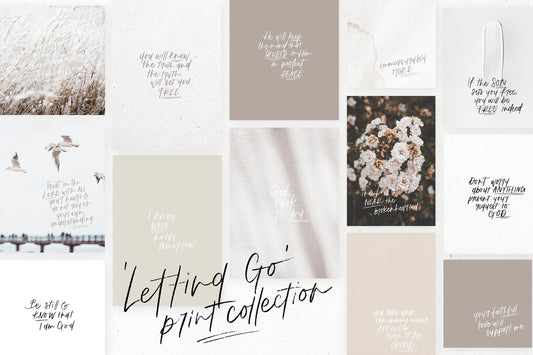 The 'Letting Go' Print Collection