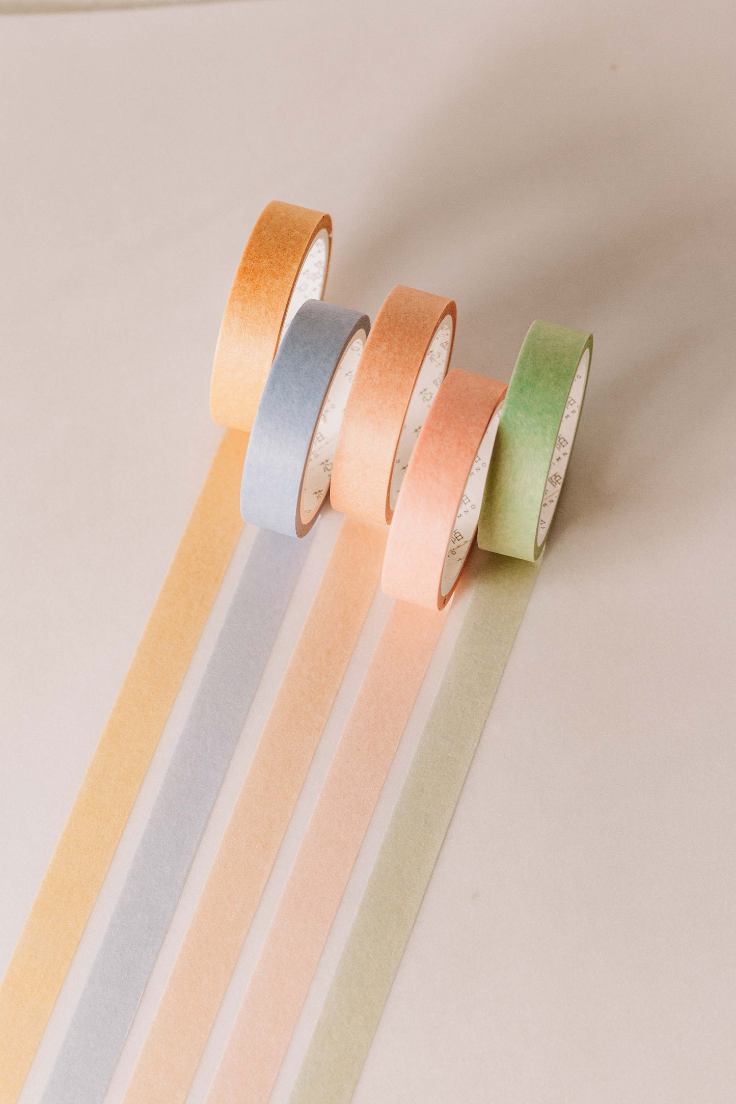Minimalist Washi Tape Set | Pack of 5 | Fun