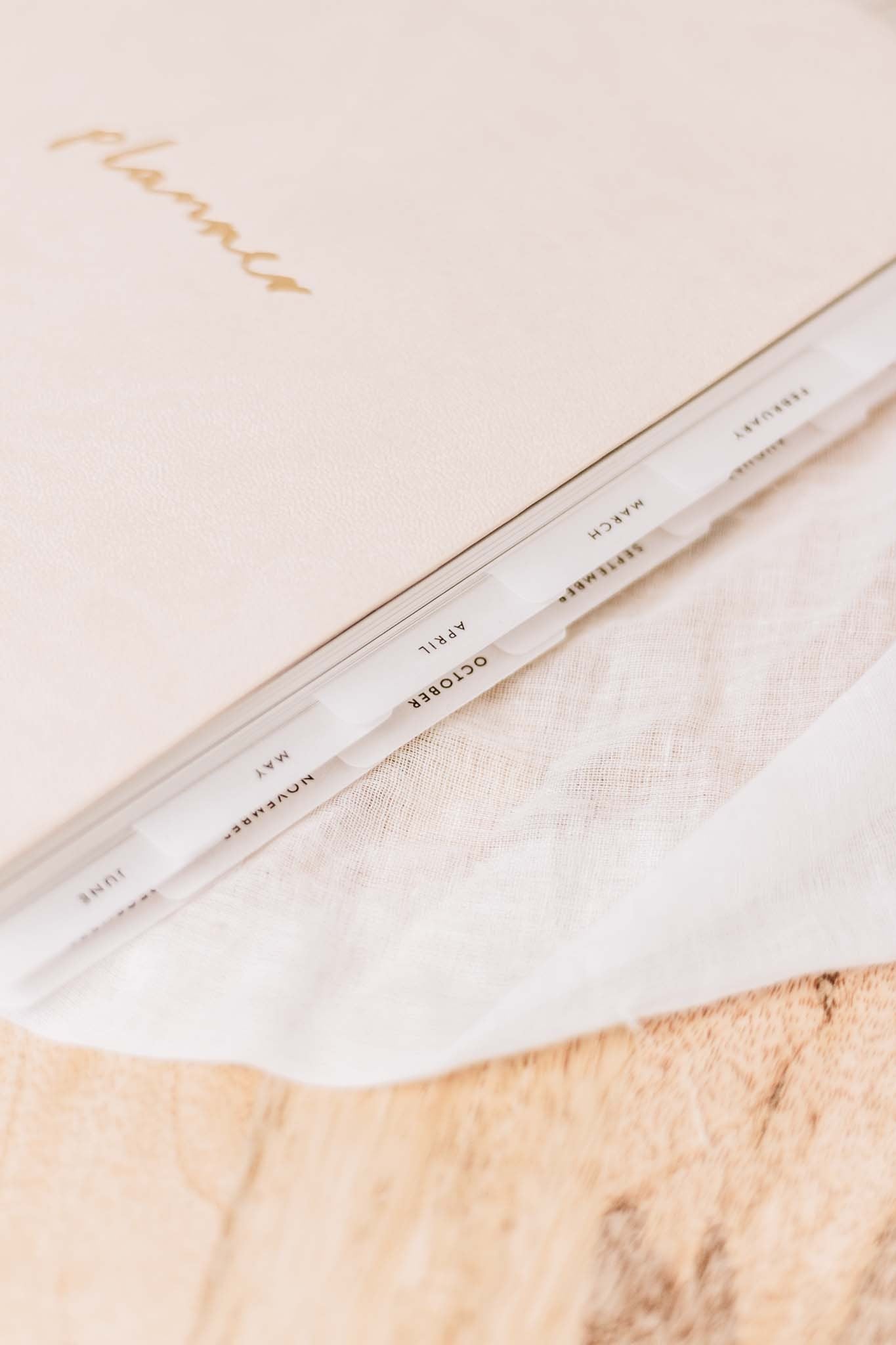 Minimalist Month Tabs