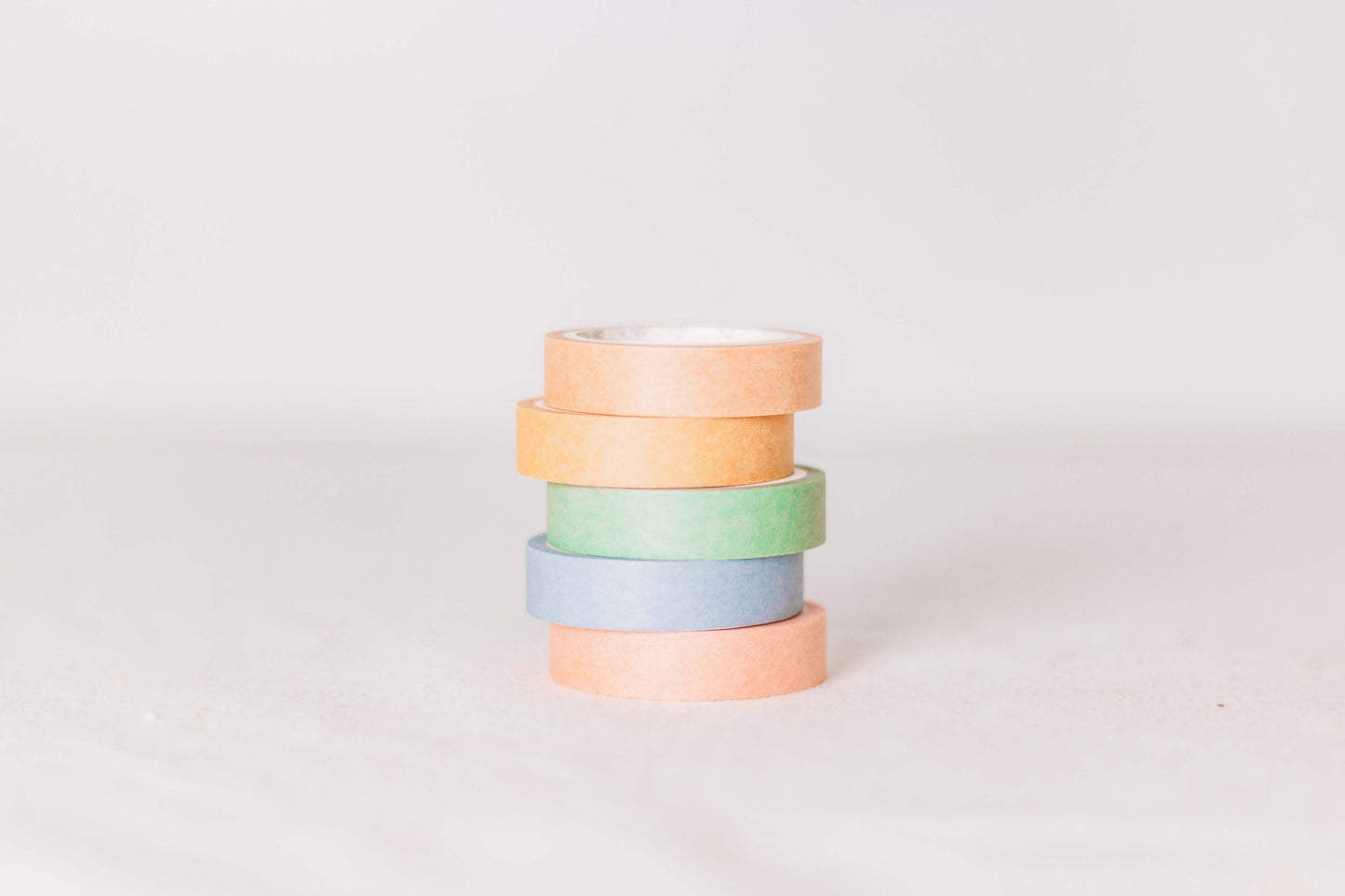 Minimalist Washi Tape Set | Pack of 5 | Fun