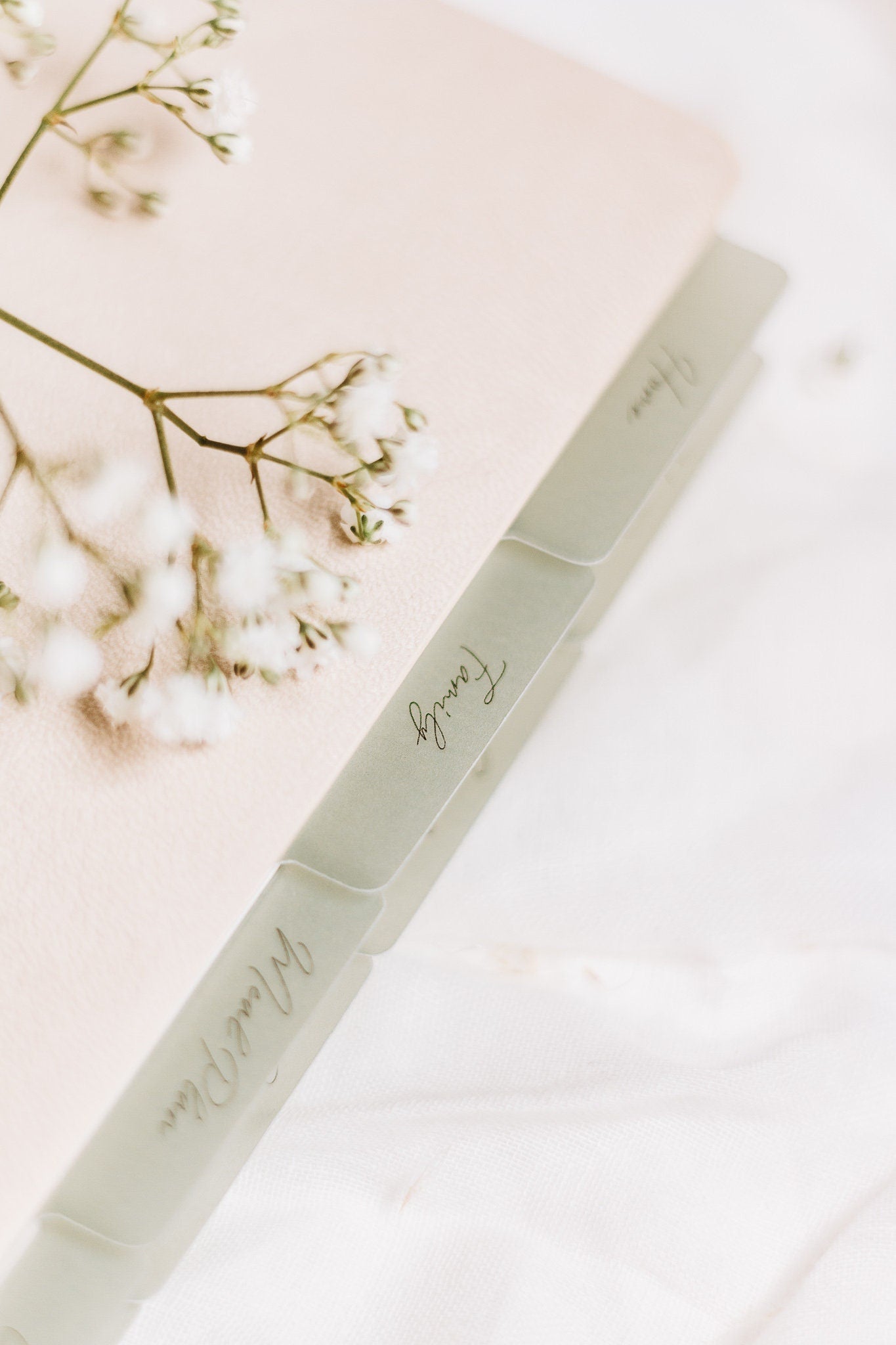 Minimalist 'House & Home' Planner Tabs