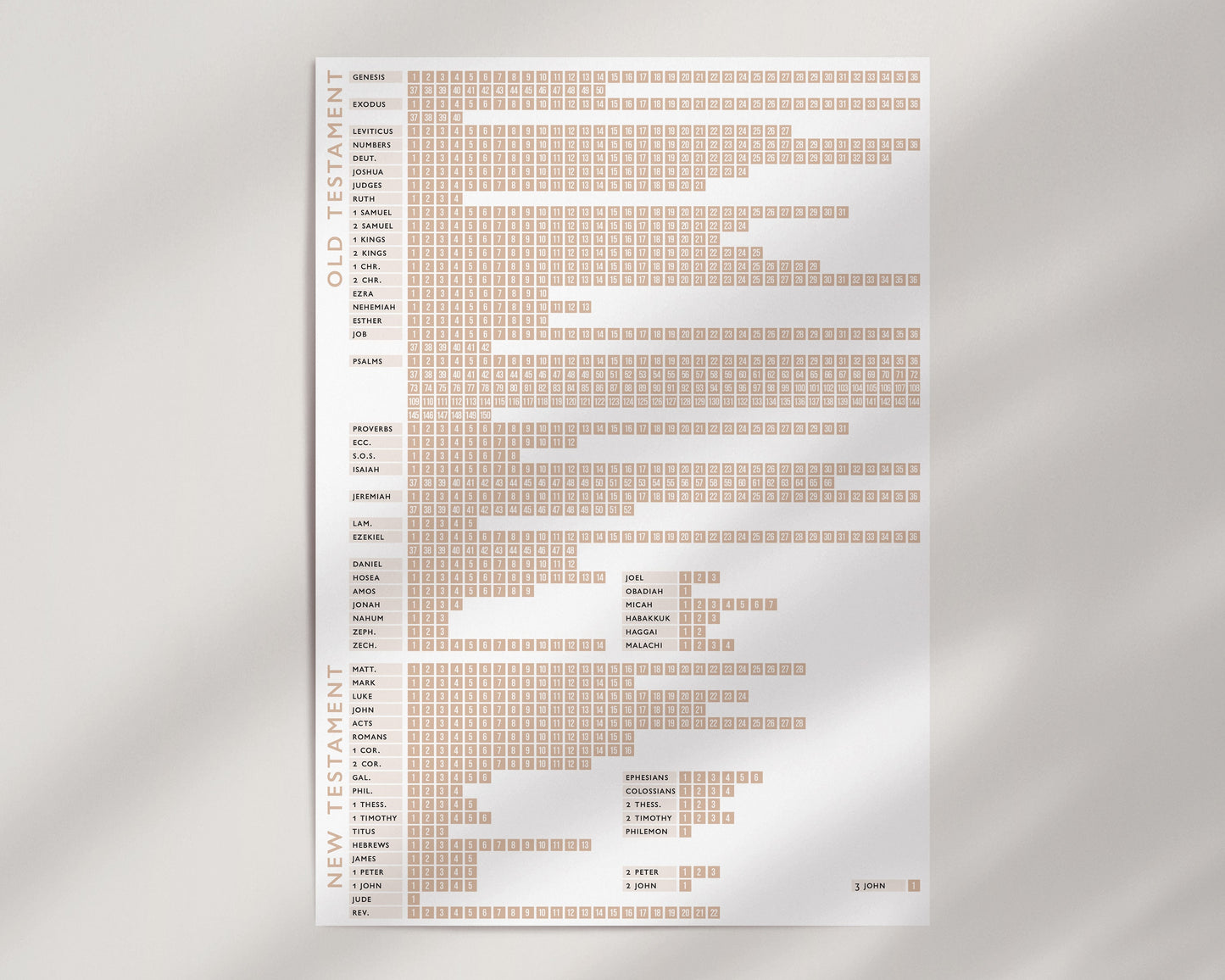 Bible Chapter Ticklist | Printable Reading Plan